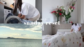 Sunday Reset Routine | weekly reset & how i get my life together | cleaning, food shop & self care x