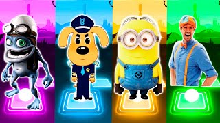 Crazy Frog - Sheriff Labrador - Minions - Blippi - Tiles Hop EDM Rush