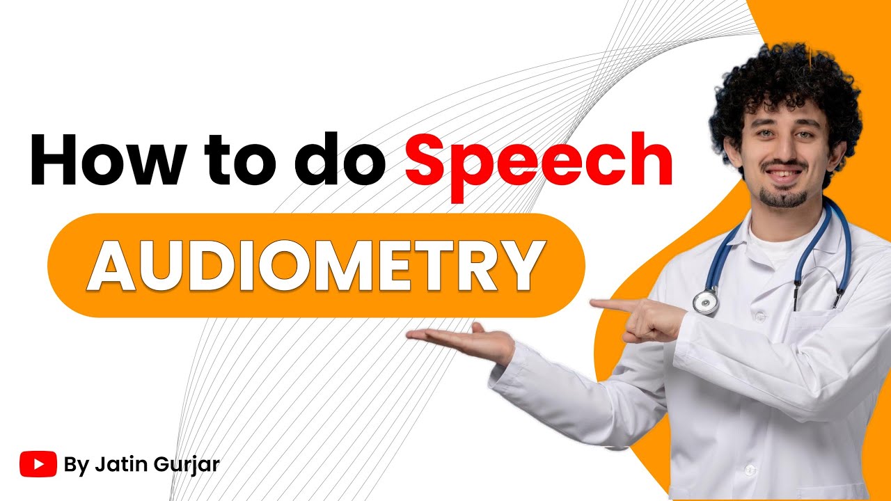 How To Do Speech Audiometry Youtube