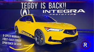 The 2023 Acura Integra Prototype Is Acura’s Gateway Sport Sedan Reborn
