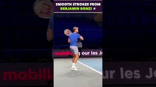 BENJAMIN BONZI BEAUTIFUL FOREHANDS #shorts #tennis