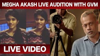 ENPT Megha Akash Live Audition With Director GVM | Wetalkiess