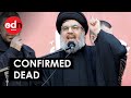 Hezbollah Leader Hassan Nasrallah Killed in Beirut Airstrikes