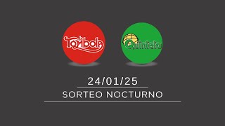 Sorteo Nocturno de Quiniela y Tómbola - 25/01/2025