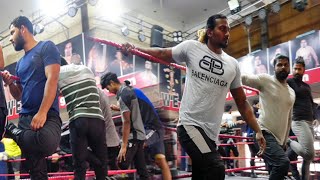 CWE | THE GREAT KHALI TRAINING MOVE PRACTICE HARD TRAINING