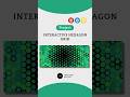 Interactive Hexagon Grid Animation | HTML CSS JavaScript + GSAP