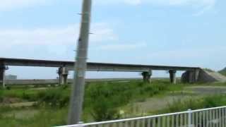 ＪＲ東日本　気仙沼線BRT　車窓風景　陸前小泉駅付近　2013/08/16