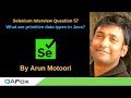 Selenium Interview Question 57 -  What are primitive data types in Java?