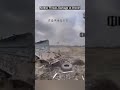 soldier throws garbage at kamikaze drone