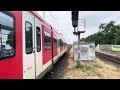 einfahrt von 423 199 423 042 als s19 in den bahnhof troisdorf