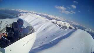 Streckenflug in den französischen Alpen