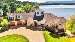 $3,450,000 expensive house tour overlooking Mount Smith and lake in Virginia.