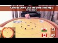 crokinole open 20s record 7th february 2025