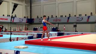 2nd FIG Artistic Gymnastics Junior World Championships. FX Qual DANEK Jonas (CZE)