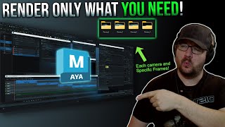 How to use Render Layers in Maya to Render multiple Cameras