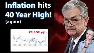 Inflation hits new 40 year high || CPI inflation up 8.5% || Rate Hikes || Recession Risk?