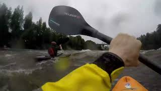 Каякинг на реке Вуокса , Лосево. (Kayaking in Russia on the Vuoksa River Losevo)