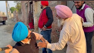 ਅੱਜ ਬਾਪੂ ਨੇ ਖਾਂਦੀ ਖੂਡੀਆਂ ਸਰਪੰਚ ਤੋਂ।। Jaggi sarpanch new vlog and bahind tha seen