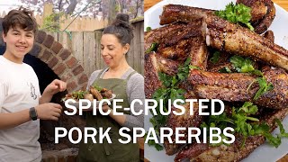 Spiced and Grilled Pork Spareribs (feat. Cosmo!) | That Sounds So Good