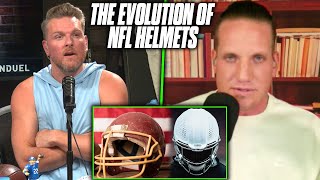 Pat McAfee & AJ Hawk Talk The Evolution Of NFL Helmets