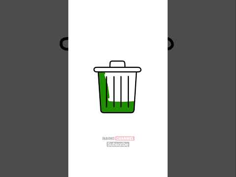 Cara Menggambar Tempat Sampah - How To Draw A Trash Can - YouTube