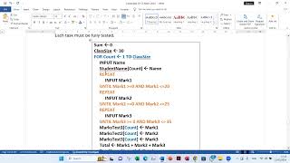 Cambridge Computer Science Chapter 8 Programming Part 8 Parallel Arrays
