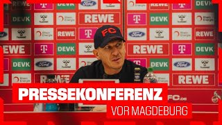 Re-Live: Pressekonferenz vor Magdeburg | 1. FC Köln