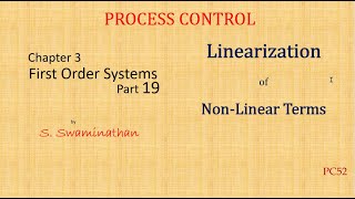 PC52 |Process Control Ch 3 Part19 | Linearization | Non-linear term |MathEnggX