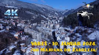 Vareš 10. Januar 2024. od Majdana do Zabrezja #dronephotography #kamenjasdrone #subscribe #4K