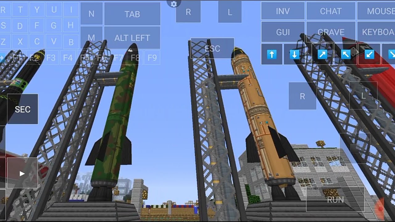 Minecraft Hbm's Nuclear Tech Mod - Nuclear Missile - Pojavlauncher 1.7. ...