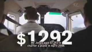 Shane Jones expenses on his ministerial credit card Te Karere TVNZ 10 Jun 2010.wmv