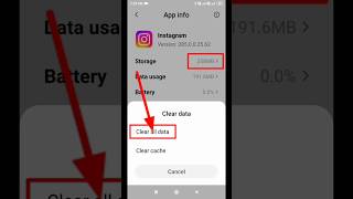 Instagram ke cached Data ko Clear Kaise Kare😱 #youtube😱 #shorts #video #viral #trending #impossible😱