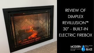 Review of Dimplex Revillusion™ 30 - Built-in Electric Firebox