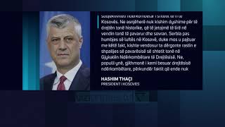 “Besoj te Drejtesia Nderkombetare” Thaçi kujton konfirmimin e pavaresise nga gjykata - Vizion Plus