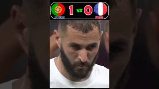 Portugal Vs France | (Cristiano Vs Benzema) freandly Match Euro 2020 Final #shorts #shortsviral