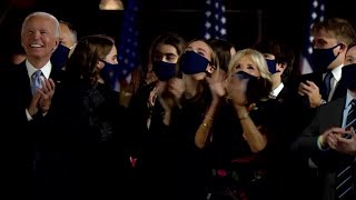 Watch fireworks, drones finale at Biden, Harris victory party  (Part 1)
