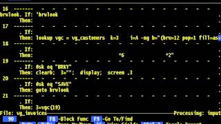 FilePro - Chapter 9 – Files/Processing/Design – Browse lookup Description