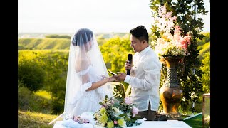 Emman and Ivory | Intimate Hilltop Wedding | Bohemian Summer Theme | Wedding Amidst Covid Pandemic