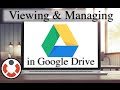 Google Drive Tutorial - Managing Drive