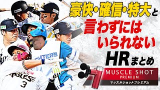 【心躍る快音】『“豪快・確信・特大”と言わずにはいられないHRまとめ』supported by フジ医療器