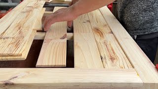 Let's See How This Guy Builds Cabinet For His Carpentry Workshop By Hand
