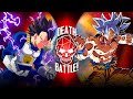 Freaky Face Mode Vegeta vs. Pathetic Patience Mode Goku | MUGEN Death Battle