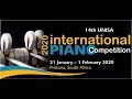 14th Unisa International Piano competition Classical category  Round 2 Session 3