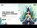 How to Create Yoga Website Using HTML & CSS | Fast Code
