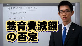 養育費減額の否定ケース／厚木弁護士ｃｈ・神奈川県