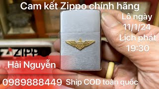 Zippo bật lửa chính hãng giá rẻ âm hay sưu tầm,lô ngày 11/1/24 thứ năm,HẢI NGUYỄN 0989888449.