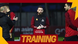 La prima sessione di lavoro di Daniele De Rossi da allenatore dell'AS Roma