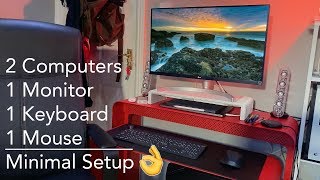 Control 2 Computers with 1 Keyboard and mouse!