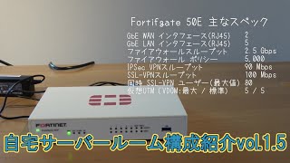 自宅サーバールーム構成紹介 vol.1.5【ラック搭載図・ネットワーク構成図を作って、Fortigateをリプレースする】