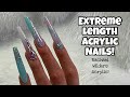 Extreme Length Nails | Rachael Wilders Acrylic | Nail Sugar